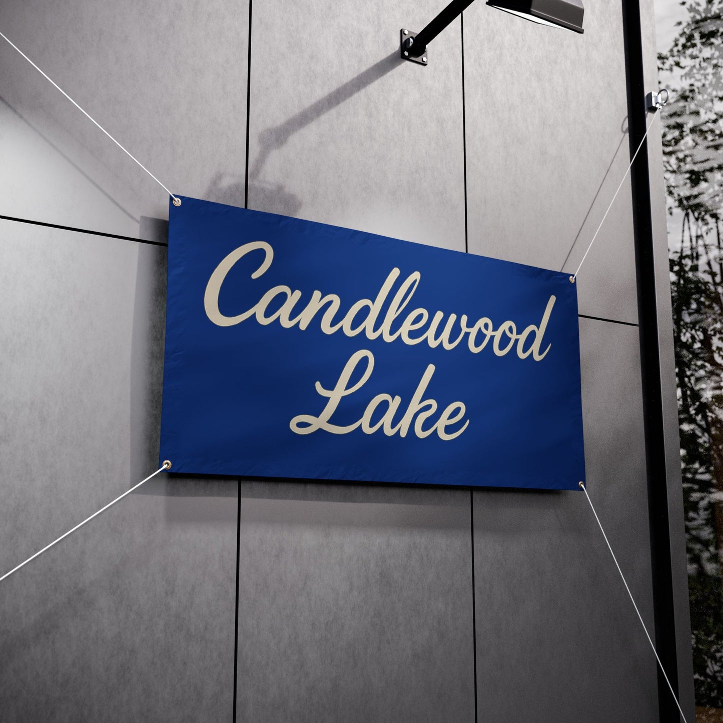 Candlewood Lake Vinyl Banner