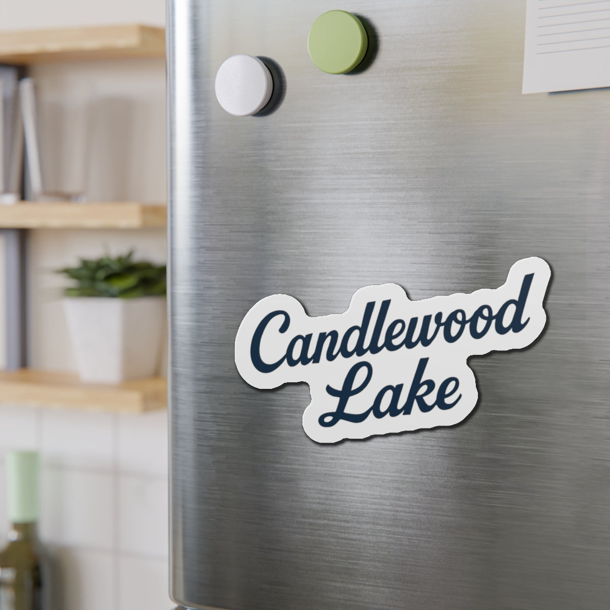 Candlewood Lake Die-Cut Magnets | Home Decor, Gifts for Lake Lovers, Refrigerator Magnets, Souvenirs, Camping Decor