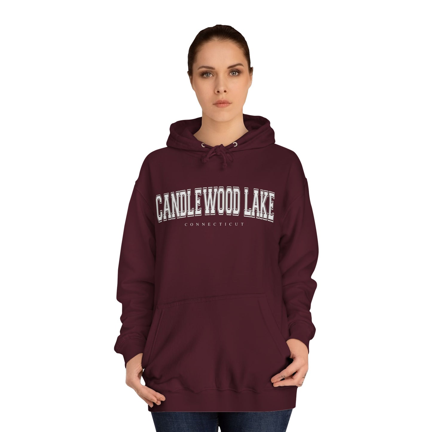 Candlewood Lake Unisex College Hoodie
