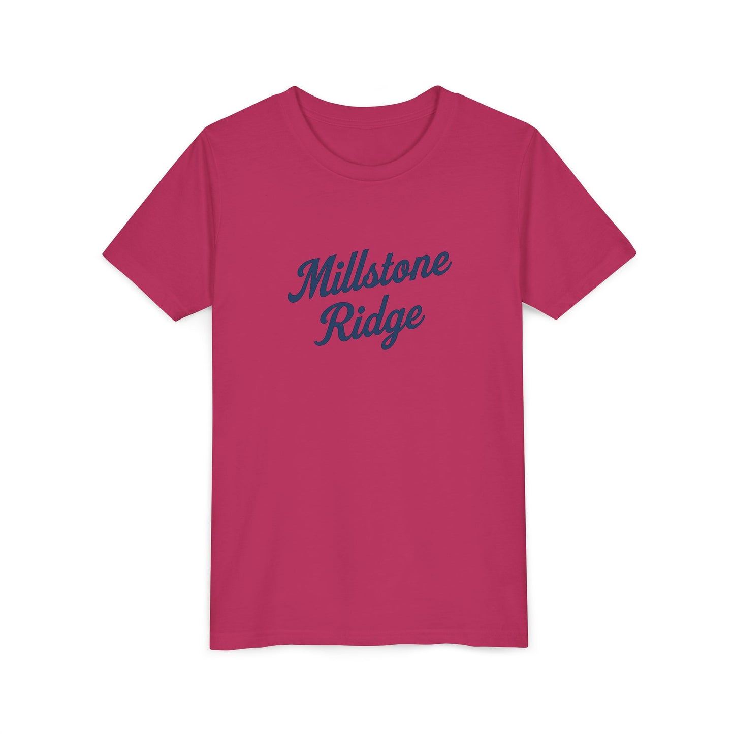 Millstone Ridge Youth Tee, Casual Youth T-Shirt, Gift for Kids, Summer Outfit, Birthday Present, Everyday Wear