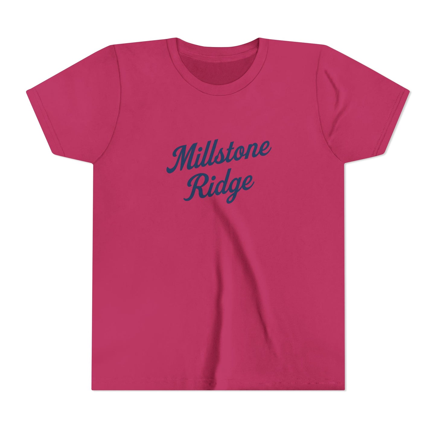 Millstone Ridge Youth Tee, Casual Youth T-Shirt, Gift for Kids, Summer Outfit, Birthday Present, Everyday Wear