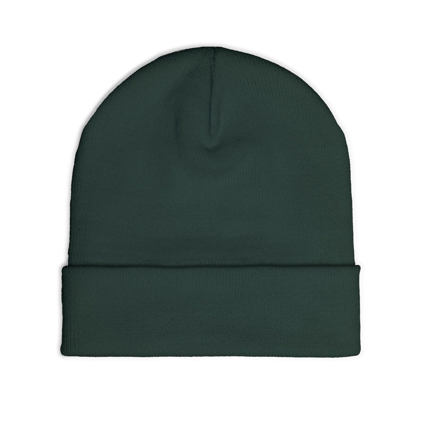 Embroidered 'State Garden' Knit Beanie – Cozy Winter Cuffed Hat