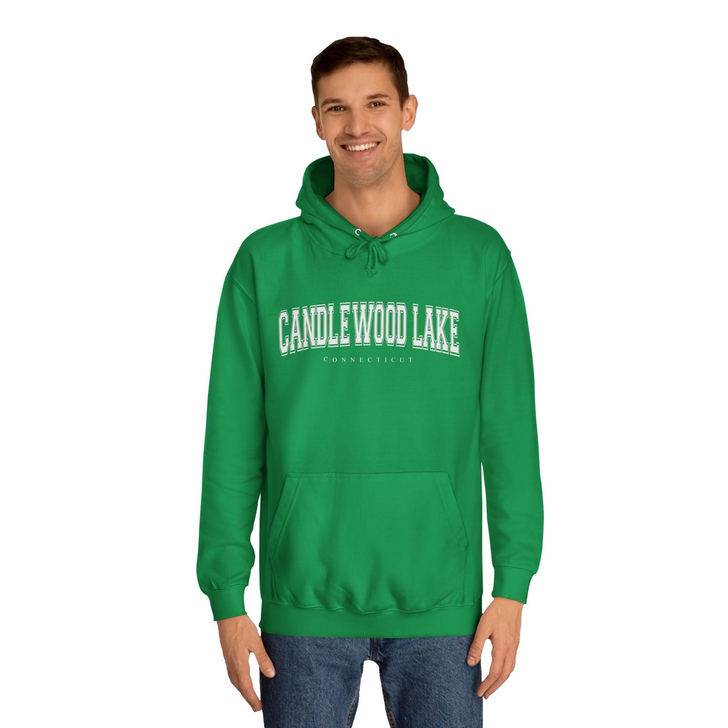 Candlewood Lake Unisex College Hoodie