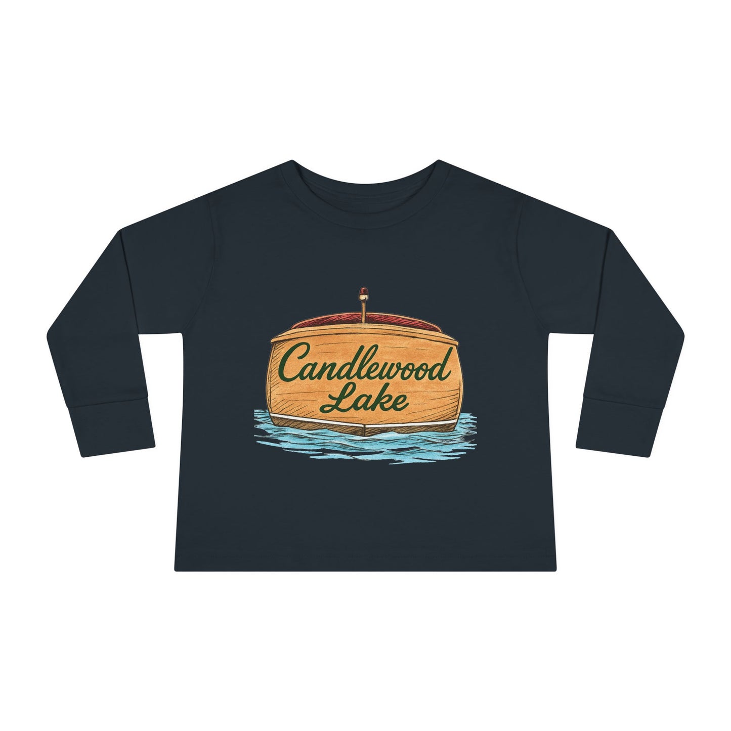 Candlewood Lake Toddler Long Sleeve Shirt
