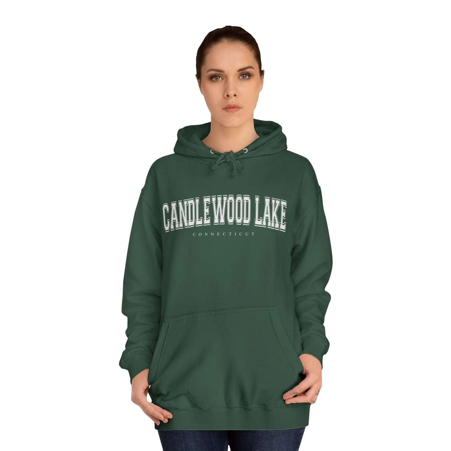 Candlewood Lake Unisex College Hoodie