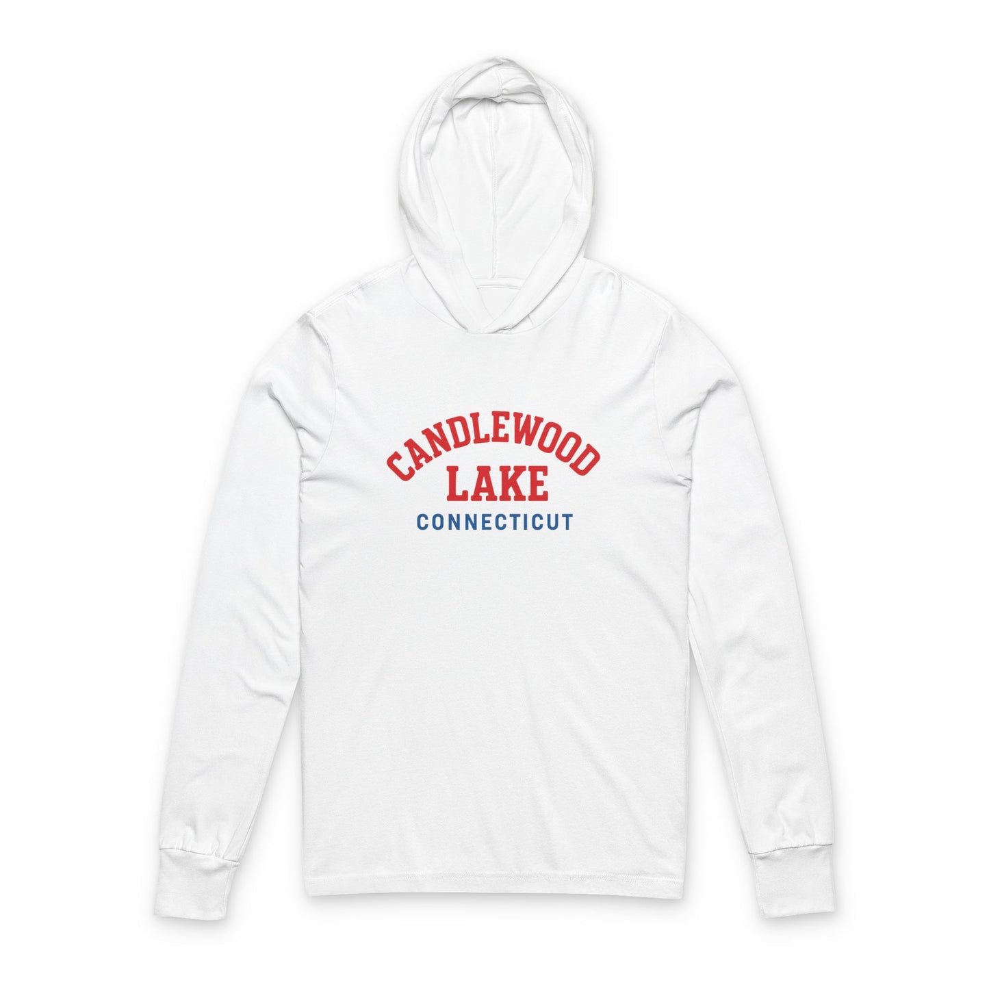 Candlewood Lake Unisex Hooded Long Sleeve Tee