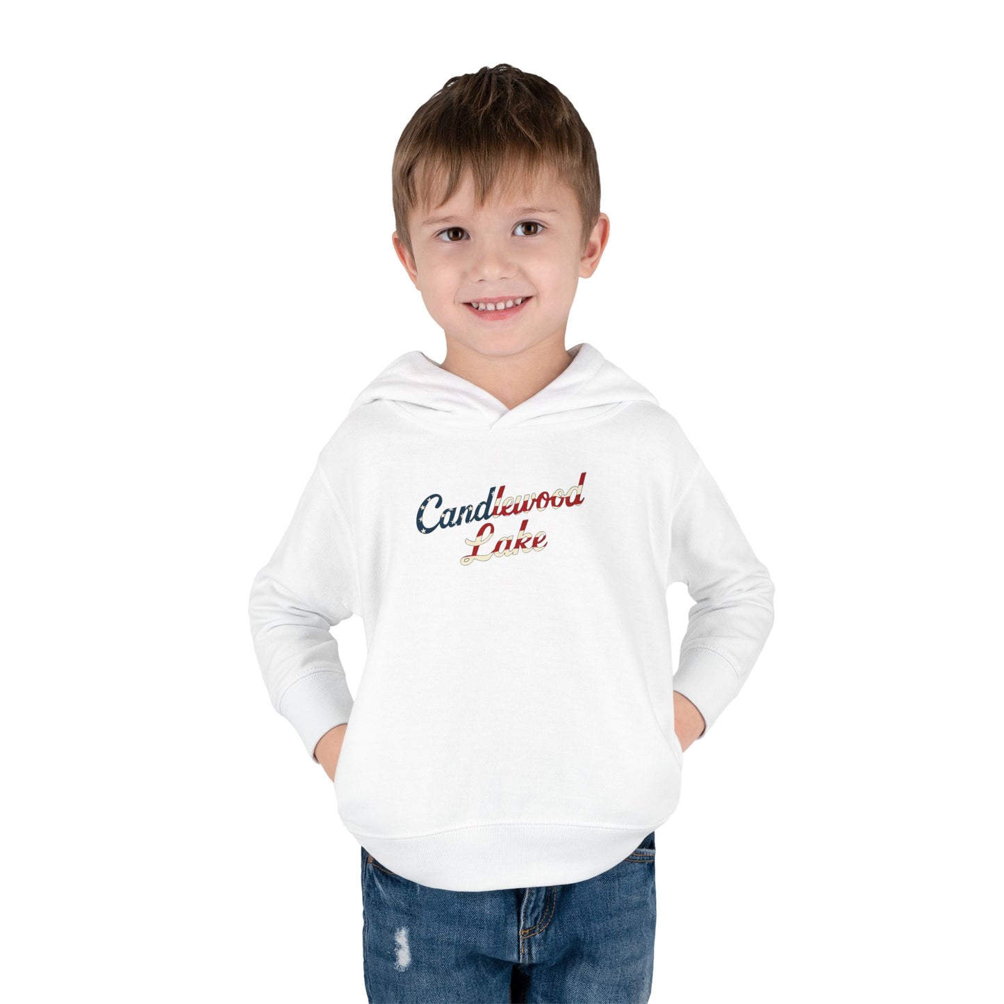 Candlewood Lake Toddler  USA Pullover Hoodie