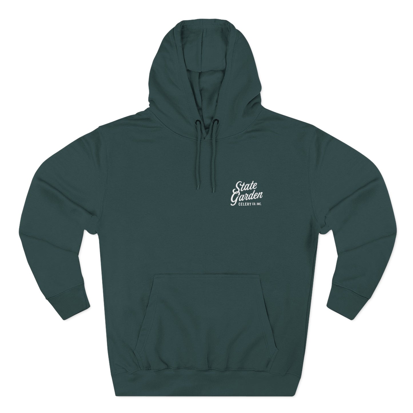 Cozy Three-Panel Fleece Hoodie for State Garden Lovers, Casual Wear, Gift for Friends, Autumn Outfit, Street Style, Unisex Fashion