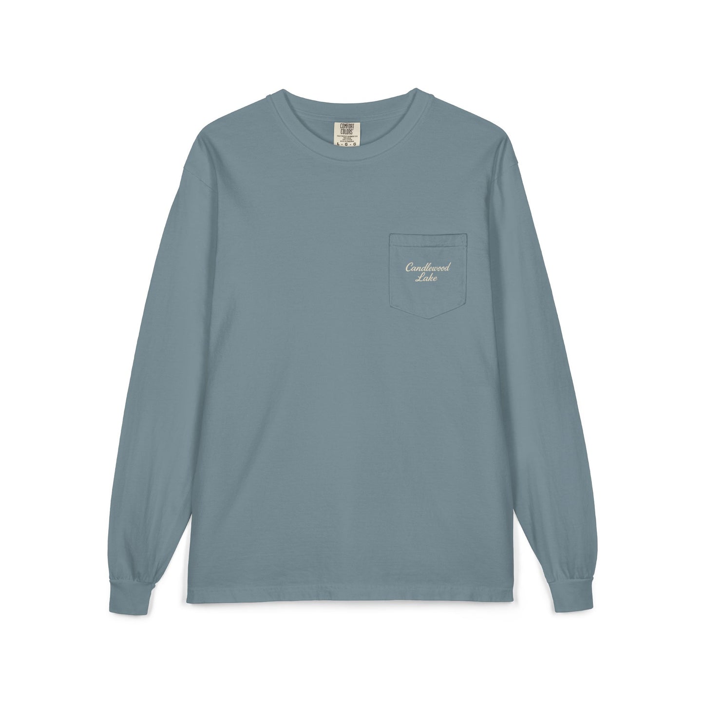 Meet Me at the Lake Long Sleeve Pocket Tee