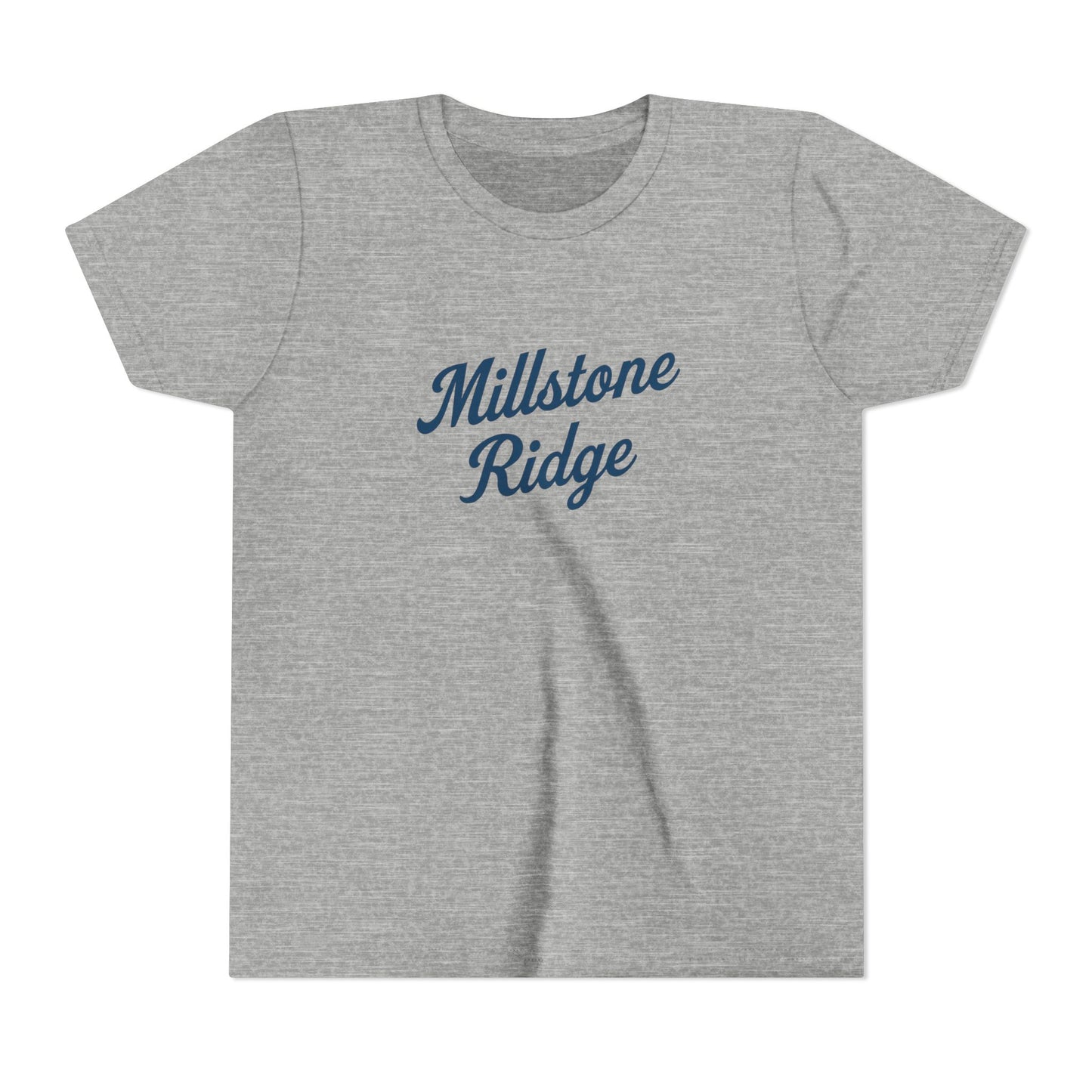 Millstone Ridge Youth Tee, Casual Youth T-Shirt, Gift for Kids, Summer Outfit, Birthday Present, Everyday Wear