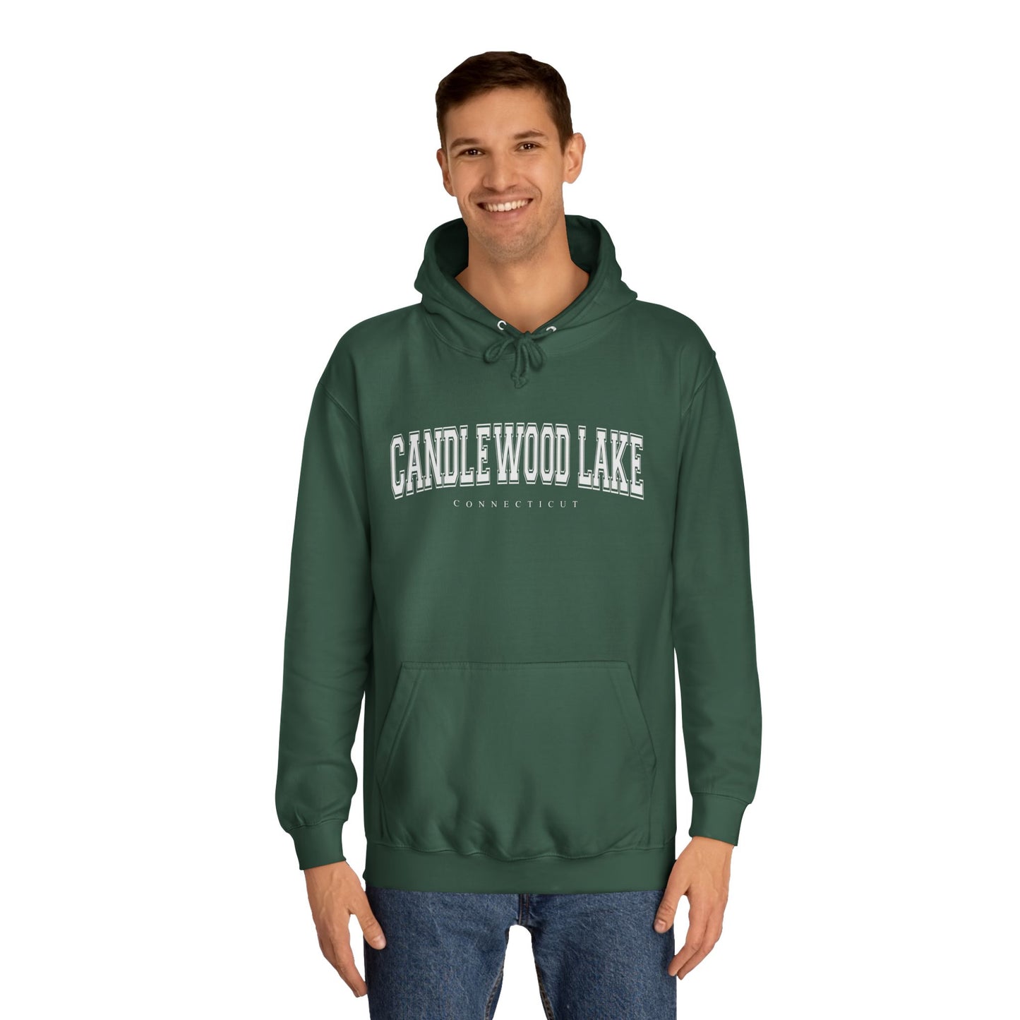 Candlewood Lake Unisex College Hoodie