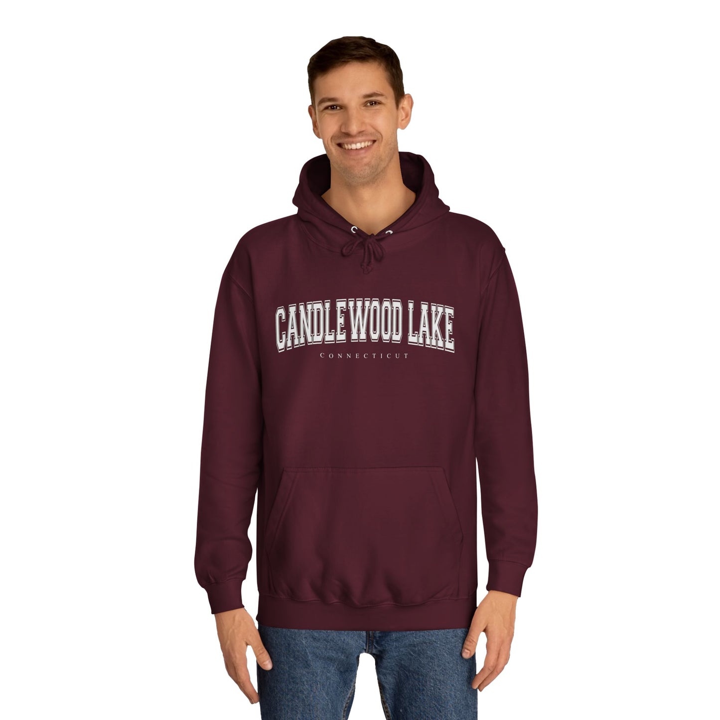 Candlewood Lake Unisex College Hoodie