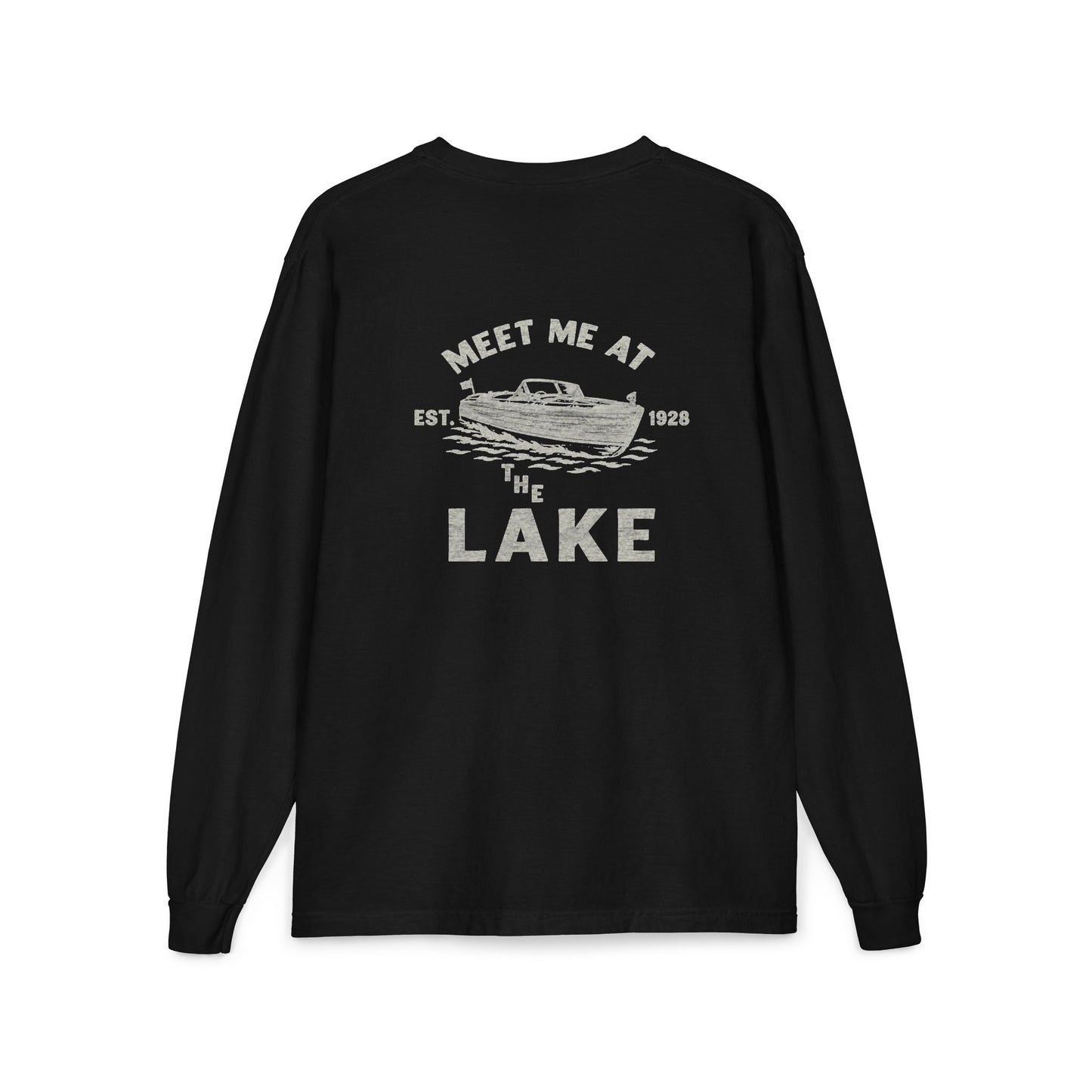 Meet Me at the Lake Long Sleeve Pocket Tee