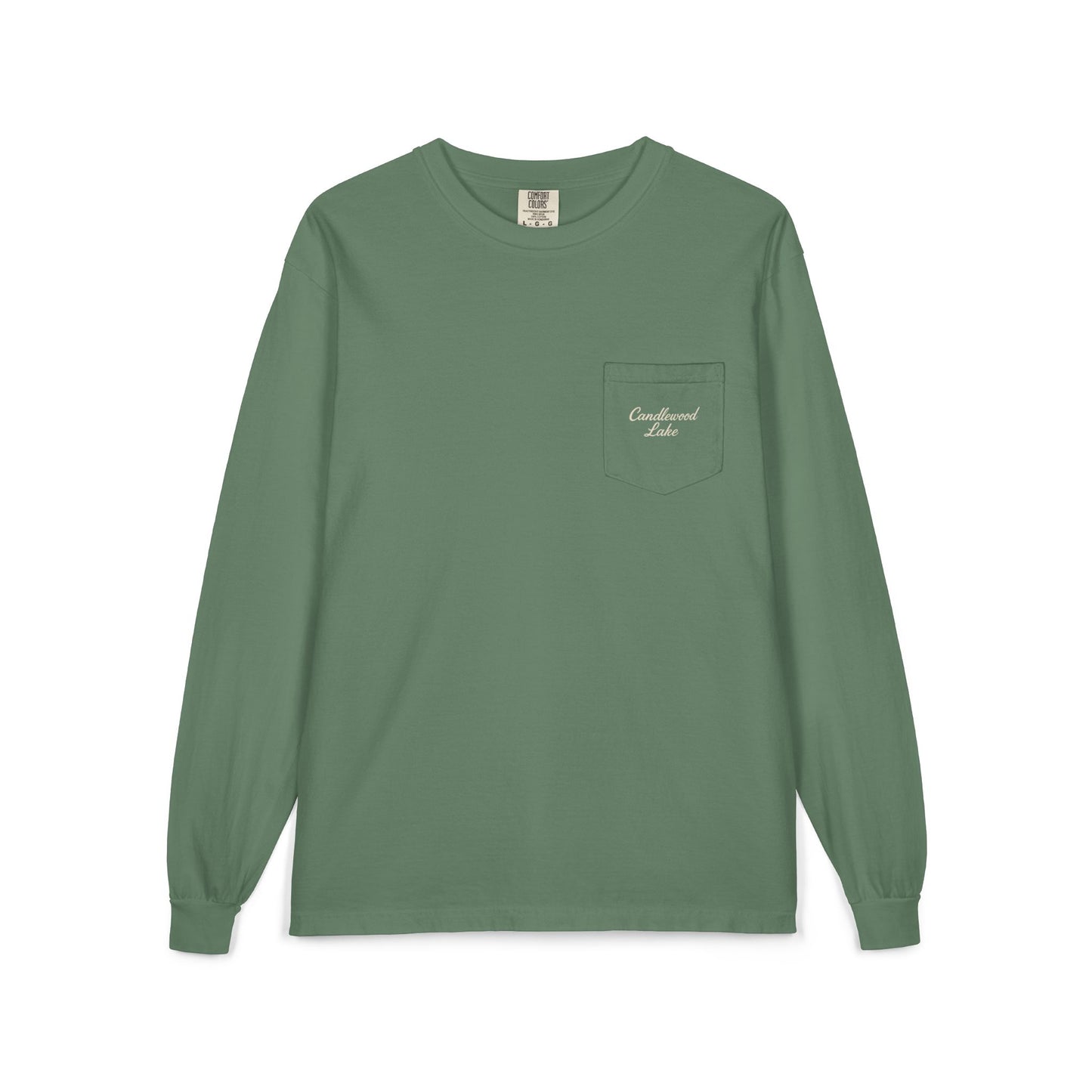 Meet Me at the Lake Long Sleeve Pocket Tee