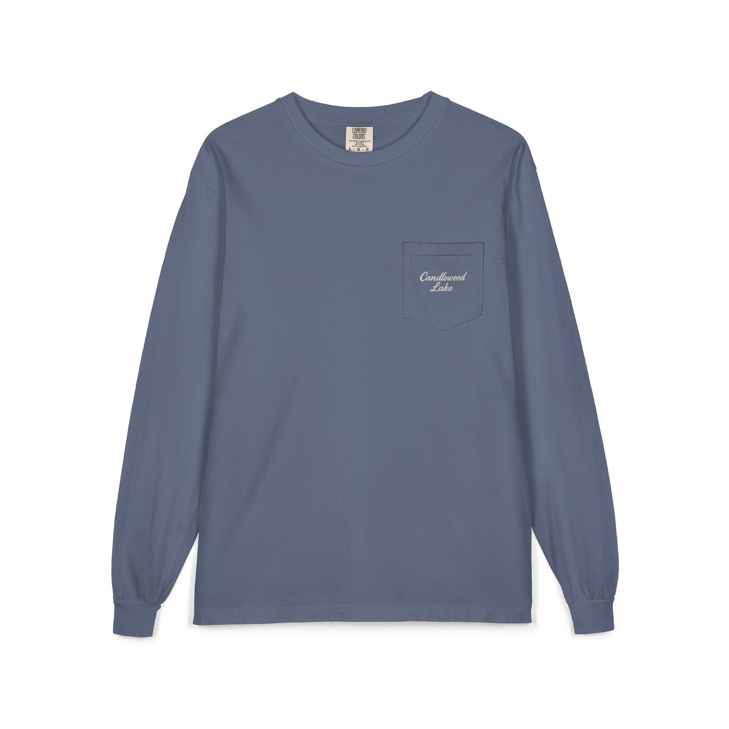 Meet Me at the Lake Long Sleeve Pocket Tee
