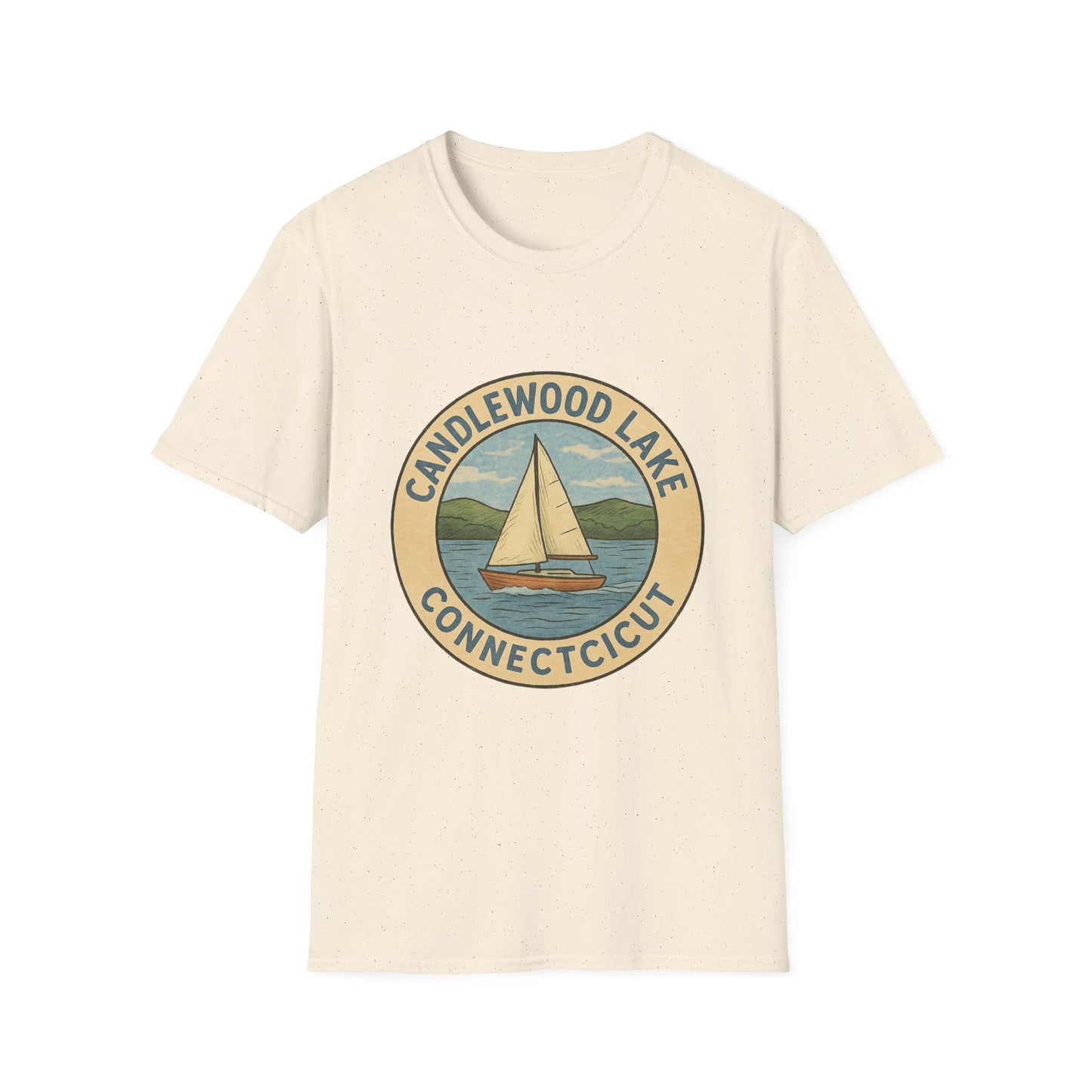Candlewood Lake Adventure T-Shirt | Vintage Boating Tee, Perfect for Summer, Lake House Gift, Travel Souvenir, Unisex Softstyle Shirt