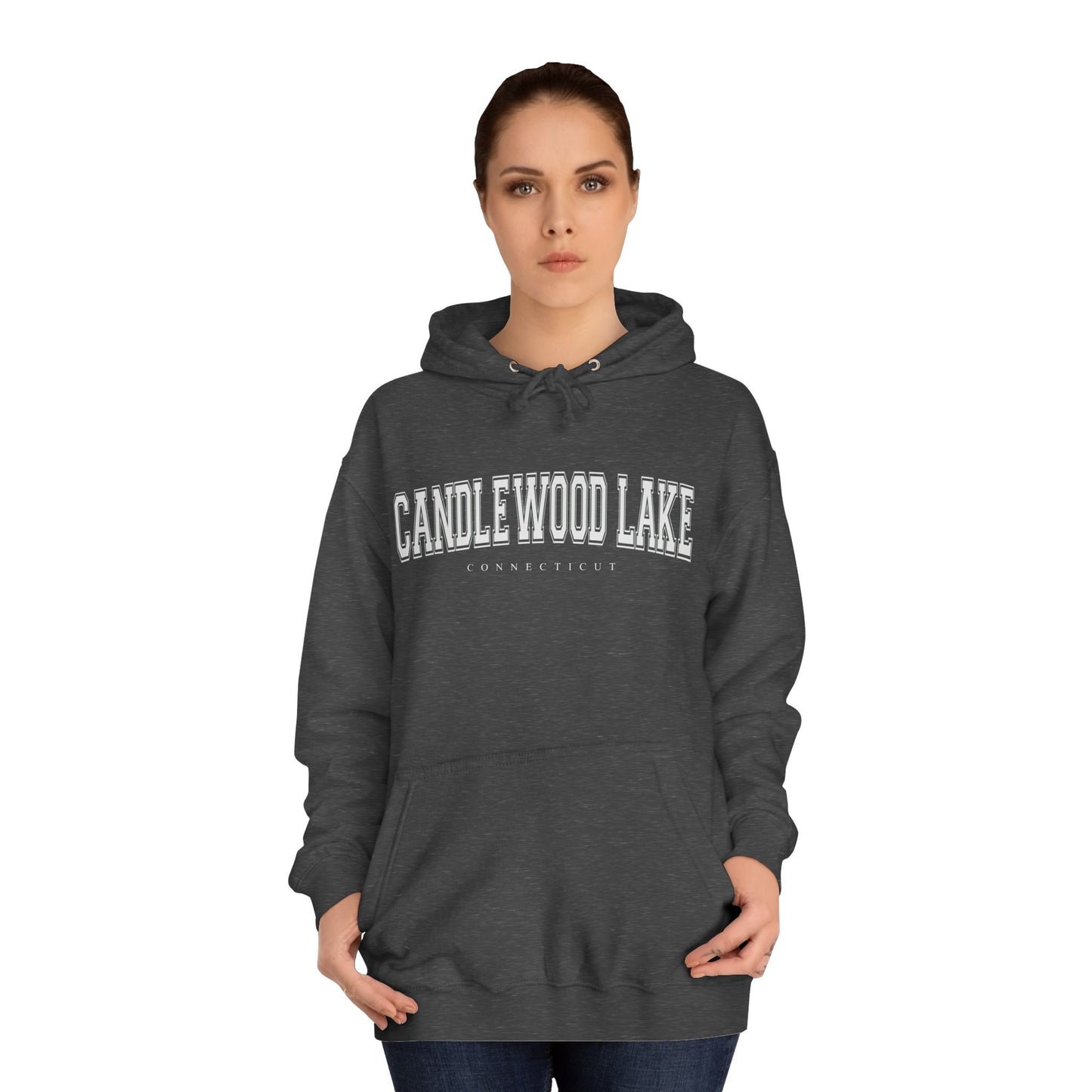 Candlewood Lake Unisex College Hoodie