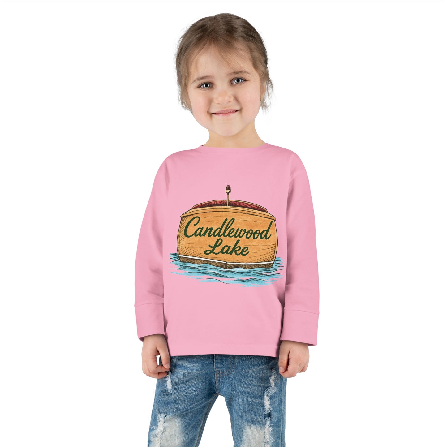 Candlewood Lake Toddler Long Sleeve Shirt