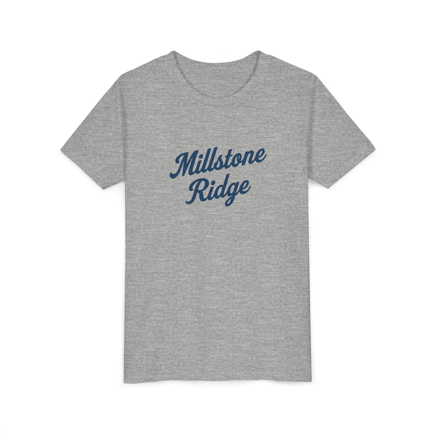 Millstone Ridge Youth Tee, Casual Youth T-Shirt, Gift for Kids, Summer Outfit, Birthday Present, Everyday Wear