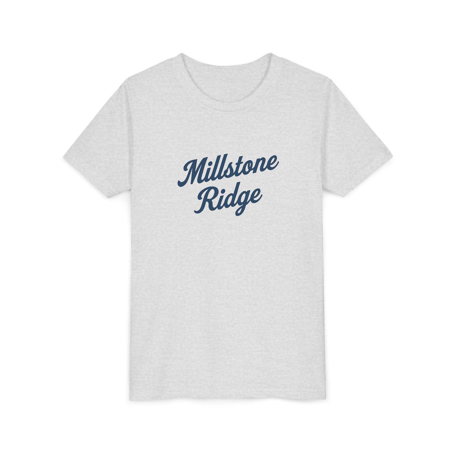 Millstone Ridge Youth Tee, Casual Youth T-Shirt, Gift for Kids, Summer Outfit, Birthday Present, Everyday Wear