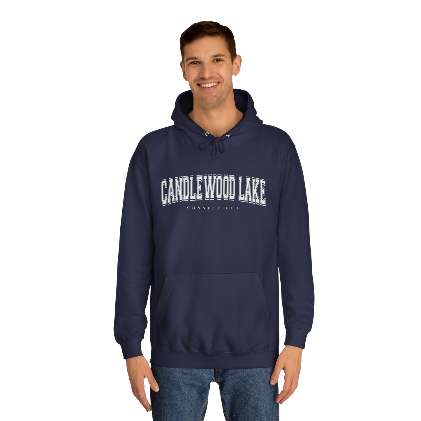 Candlewood Lake Unisex College Hoodie