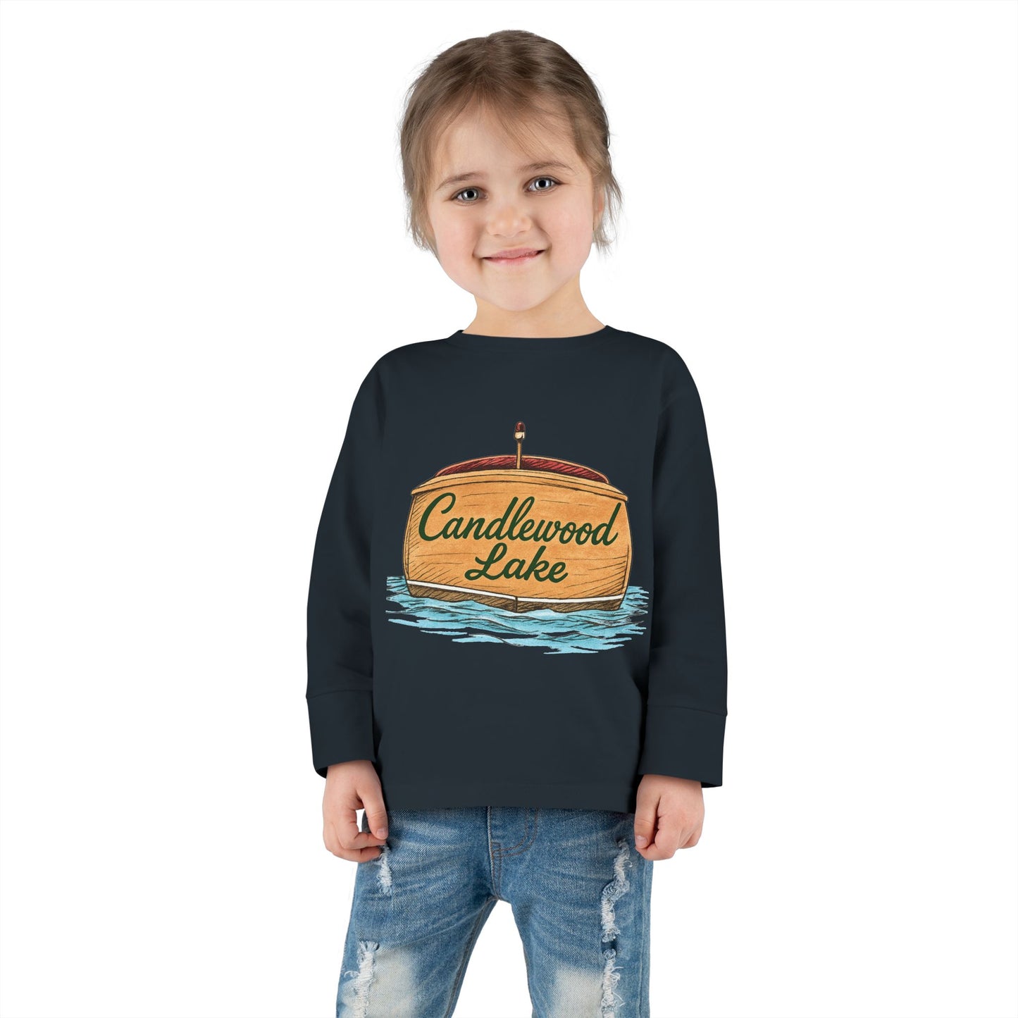 Candlewood Lake Toddler Long Sleeve Shirt