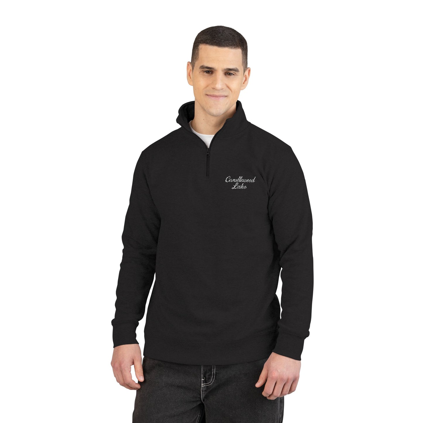 Cozy Embroidered Fleece Pullover