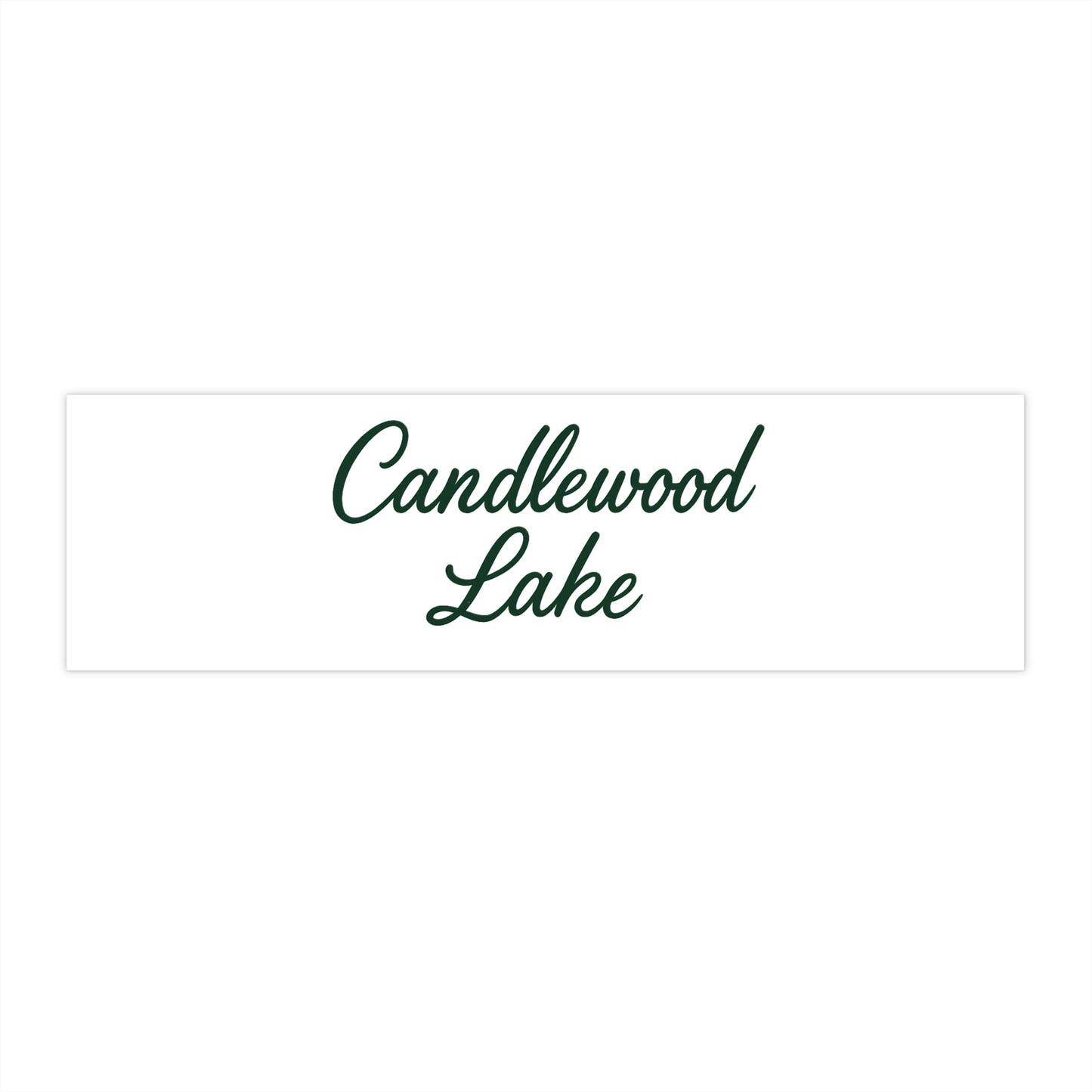 Candlewood Lake Bumper Sticker