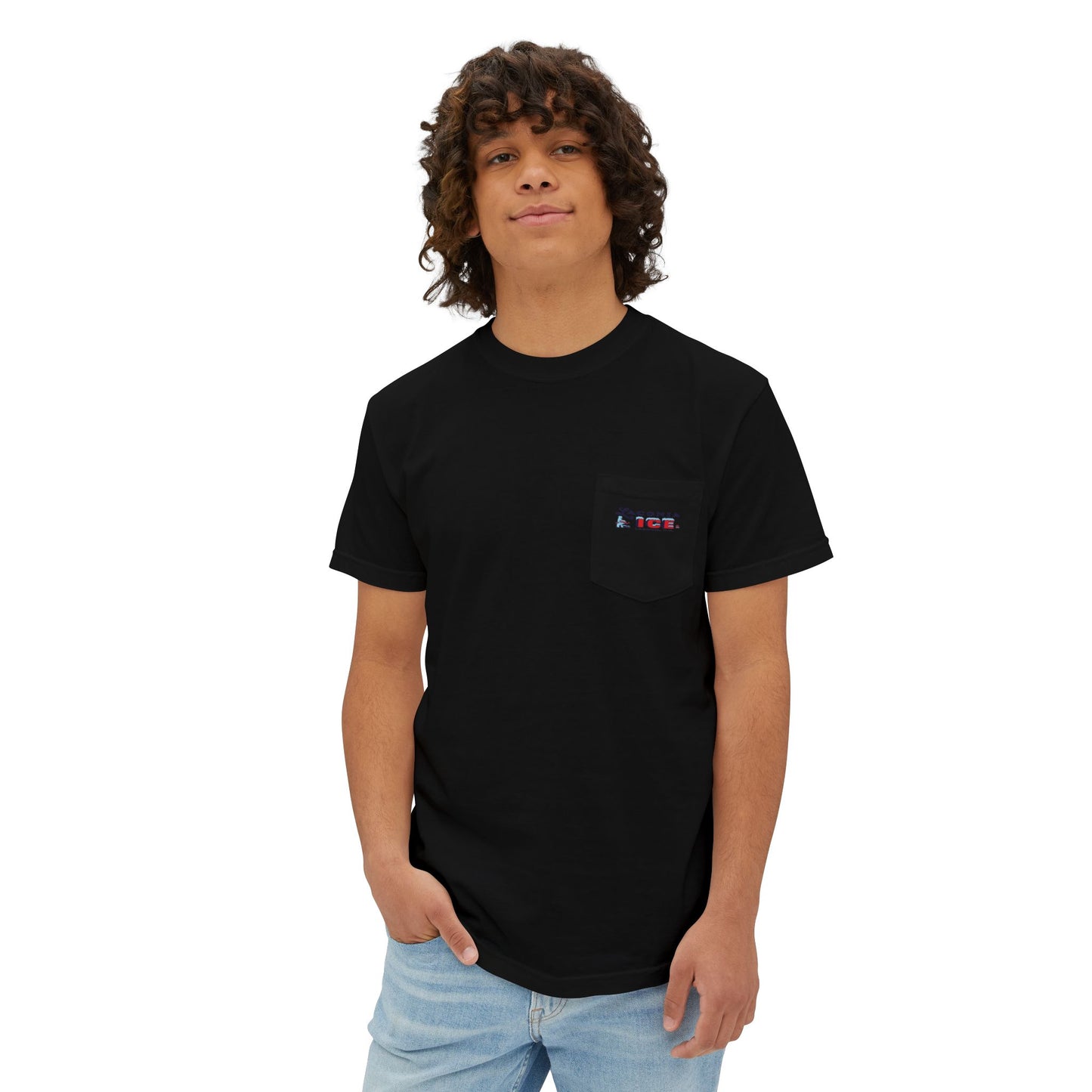 Laconia Ice Company Pocket T‑Shirt — Vintage Nautical Logo Tee