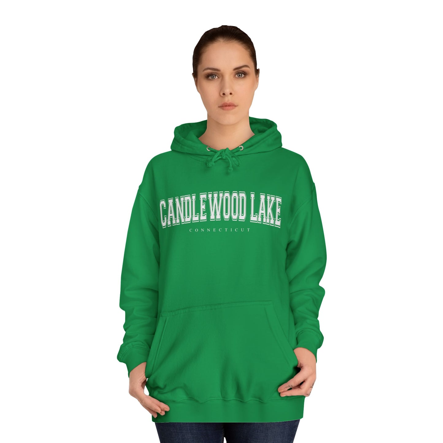 Candlewood Lake Unisex College Hoodie
