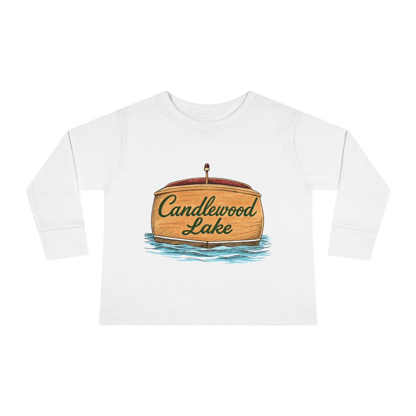 Candlewood Lake Toddler Long Sleeve Shirt