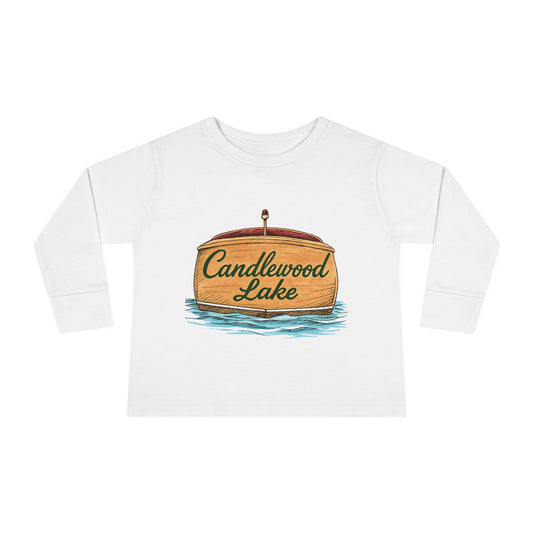 Candlewood Lake Toddler Long Sleeve Shirt