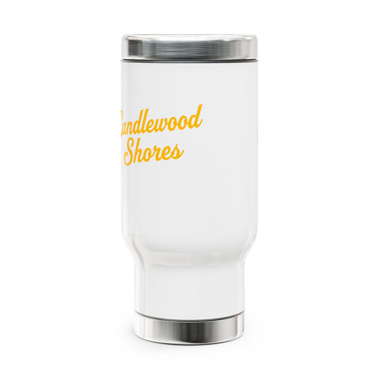 Personalized Candlewood Shores Travel Mug, Stainless Steel Coffee Cup