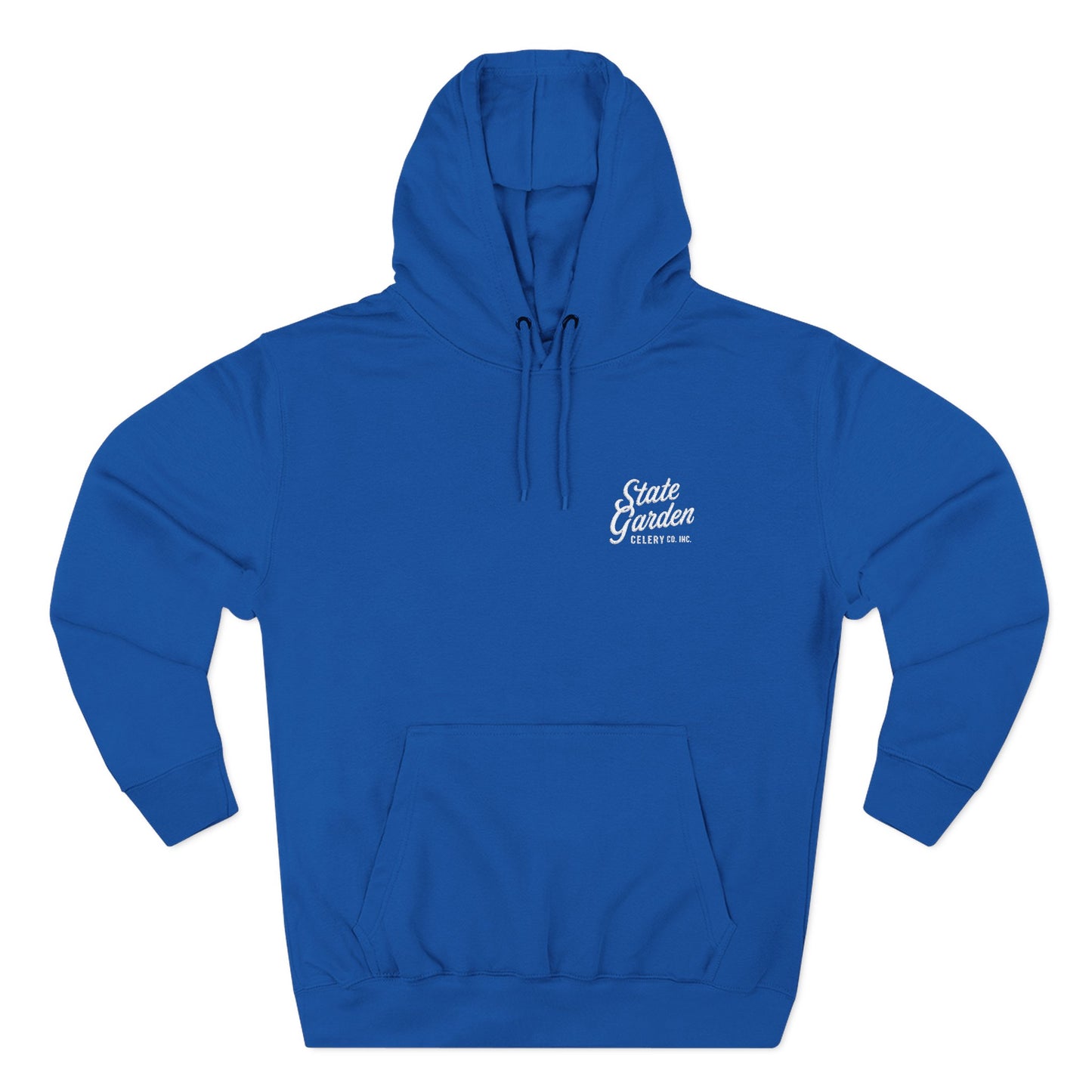 Cozy Three-Panel Fleece Hoodie for State Garden Lovers, Casual Wear, Gift for Friends, Autumn Outfit, Street Style, Unisex Fashion