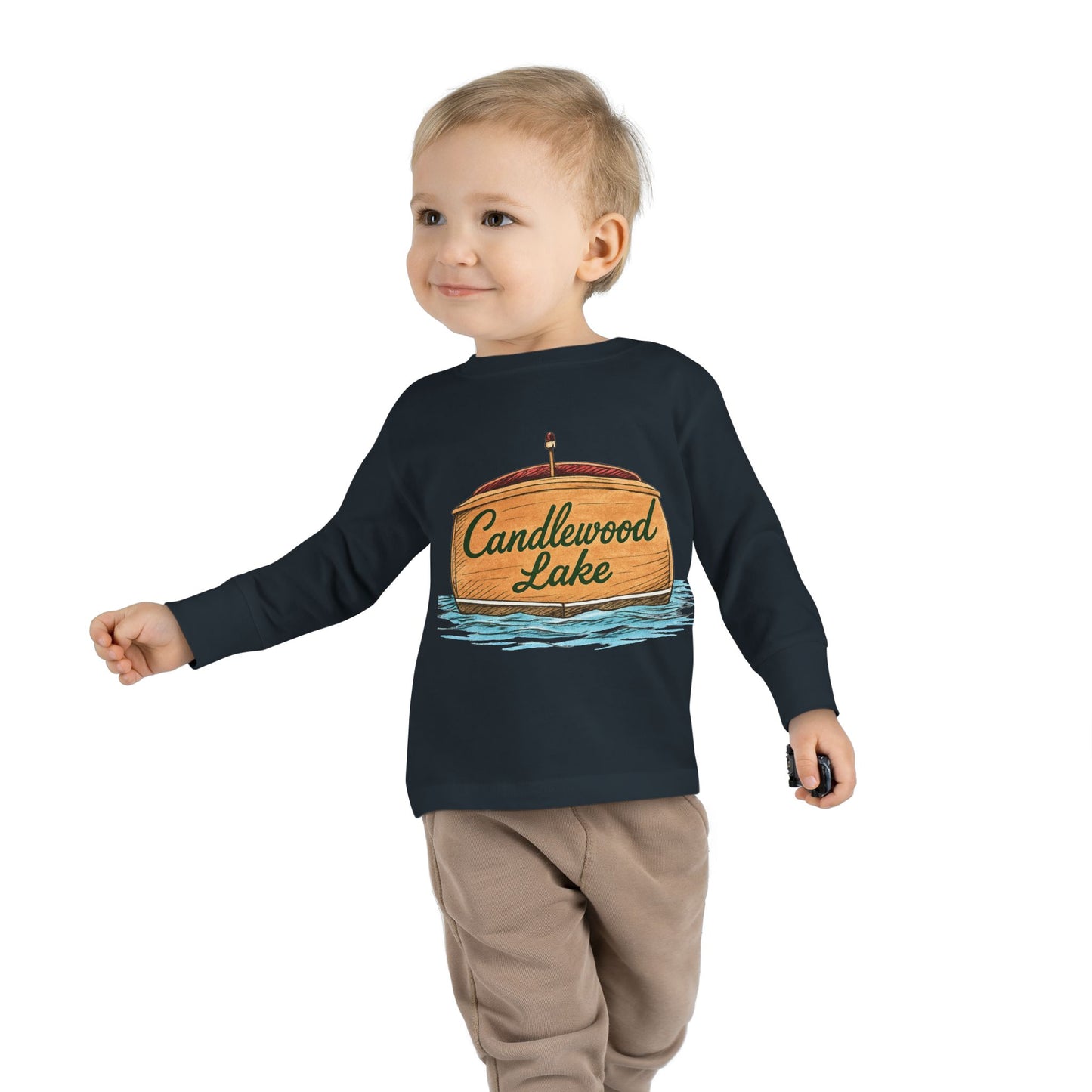 Candlewood Lake Toddler Long Sleeve Shirt