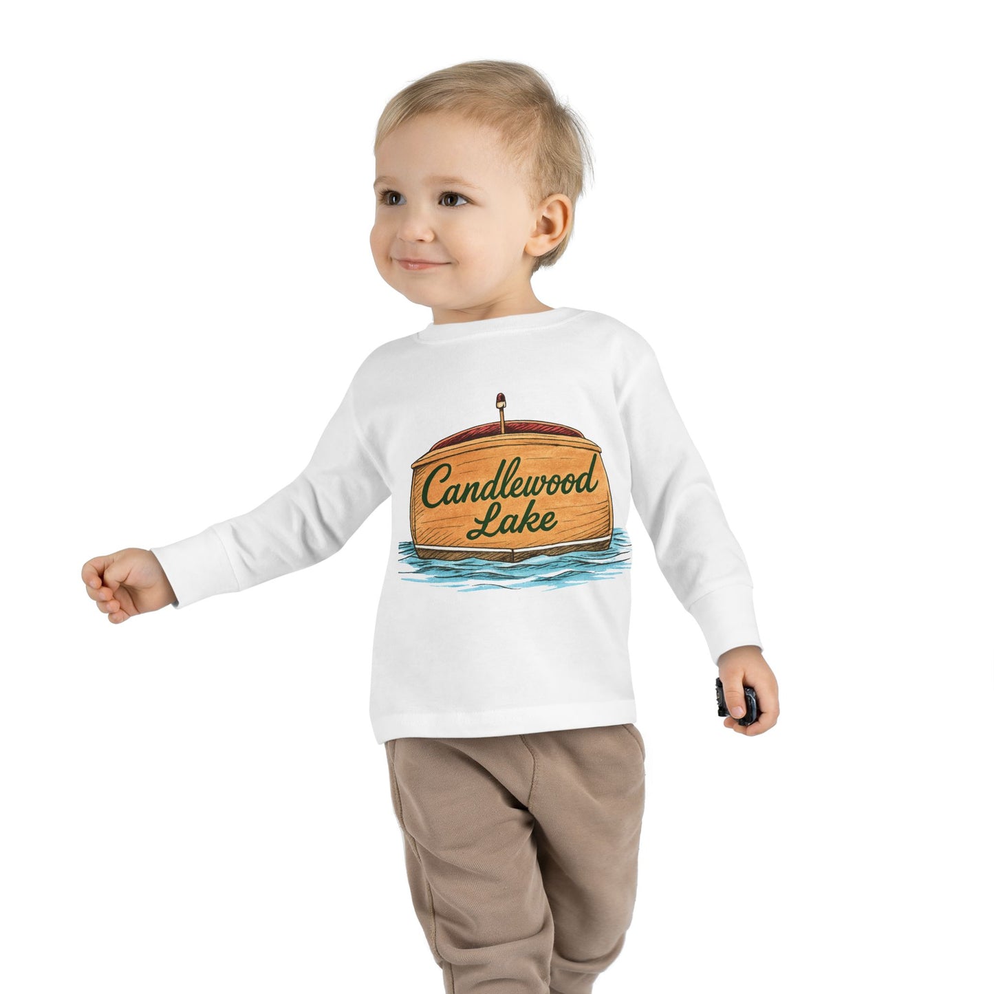 Candlewood Lake Toddler Long Sleeve Shirt