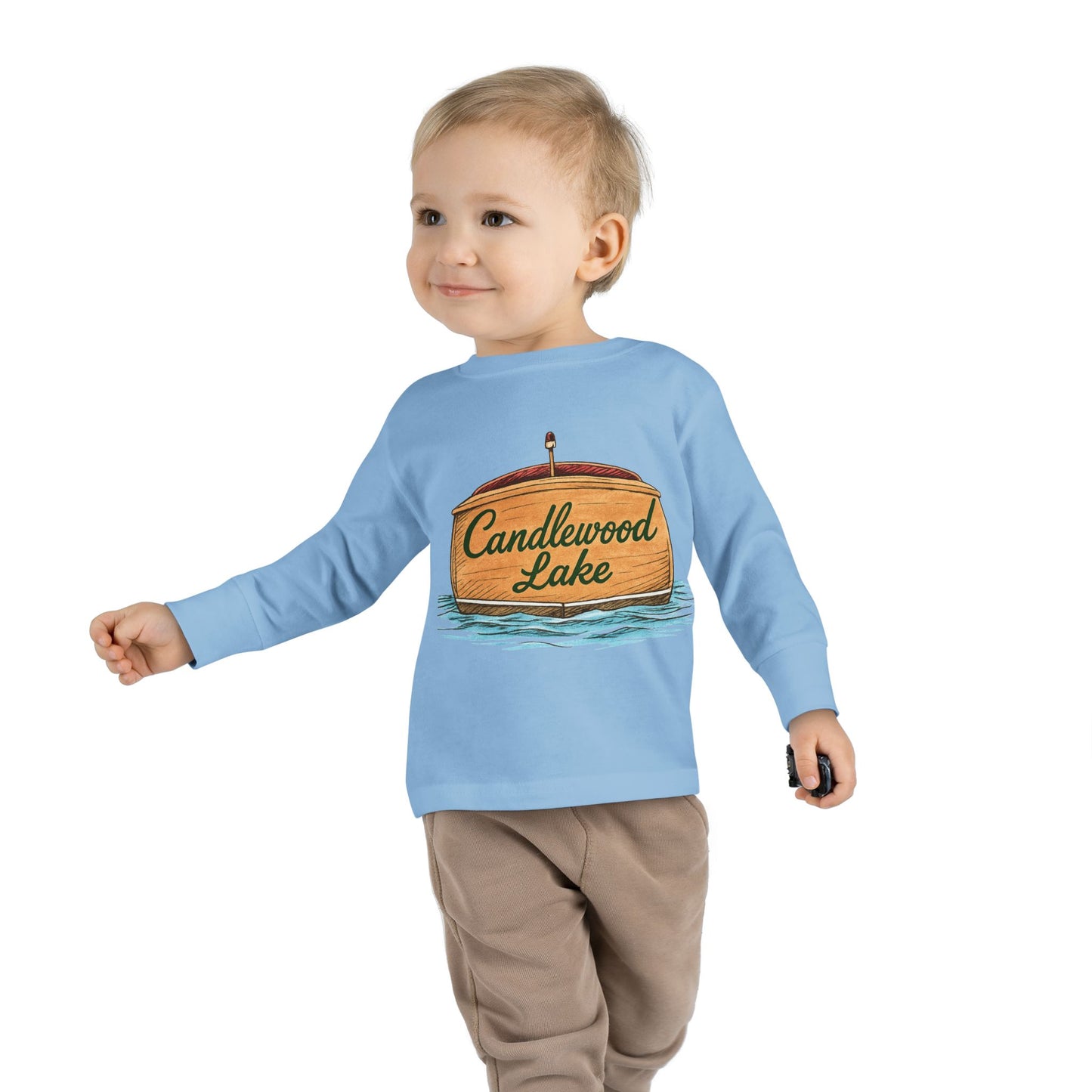 Candlewood Lake Toddler Long Sleeve Shirt