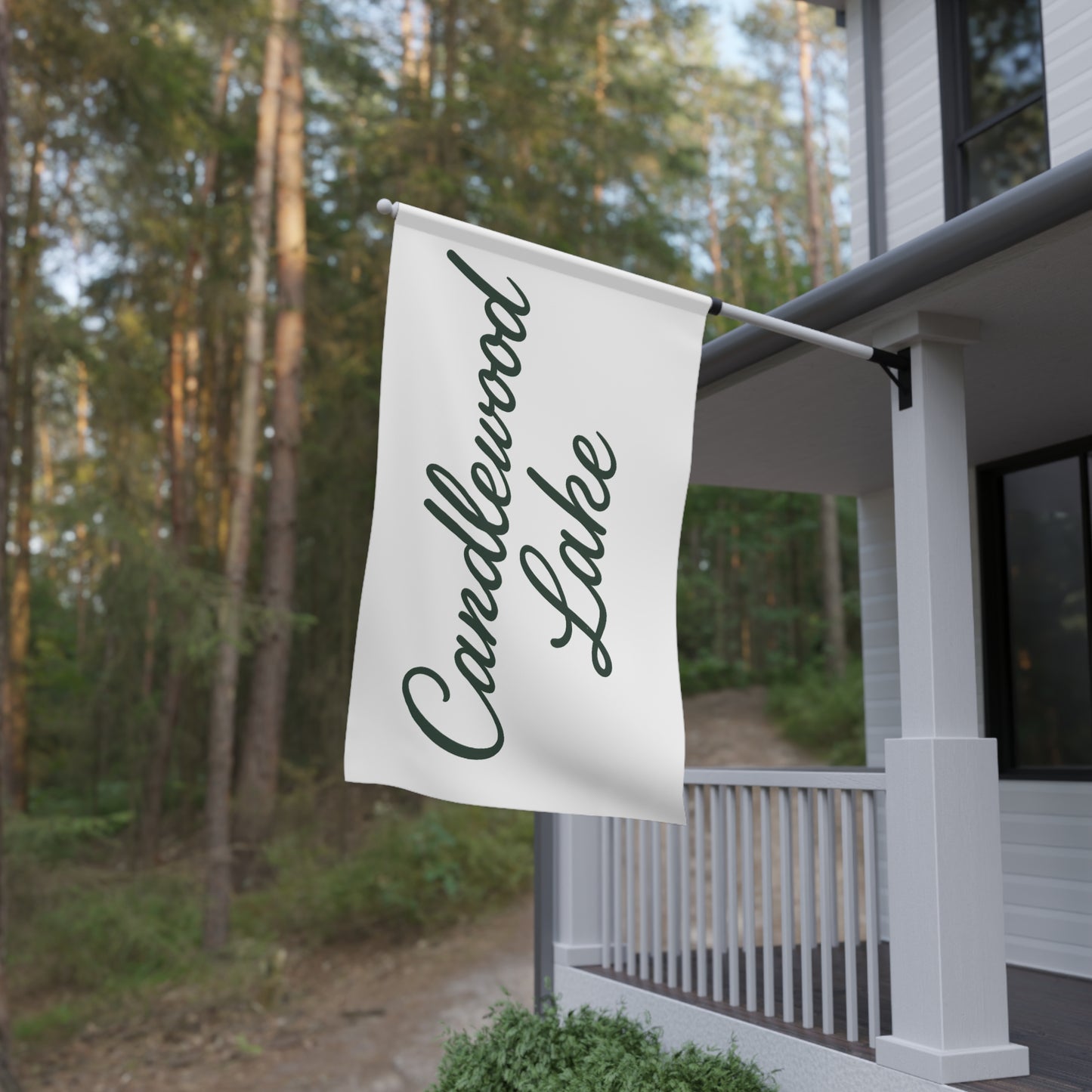 Personalized House Flag / Banner for Outdoor Decor, Custom Home Sign, Lake House Decor, Rural Home Decor, Garden Flag, Family Name Sign