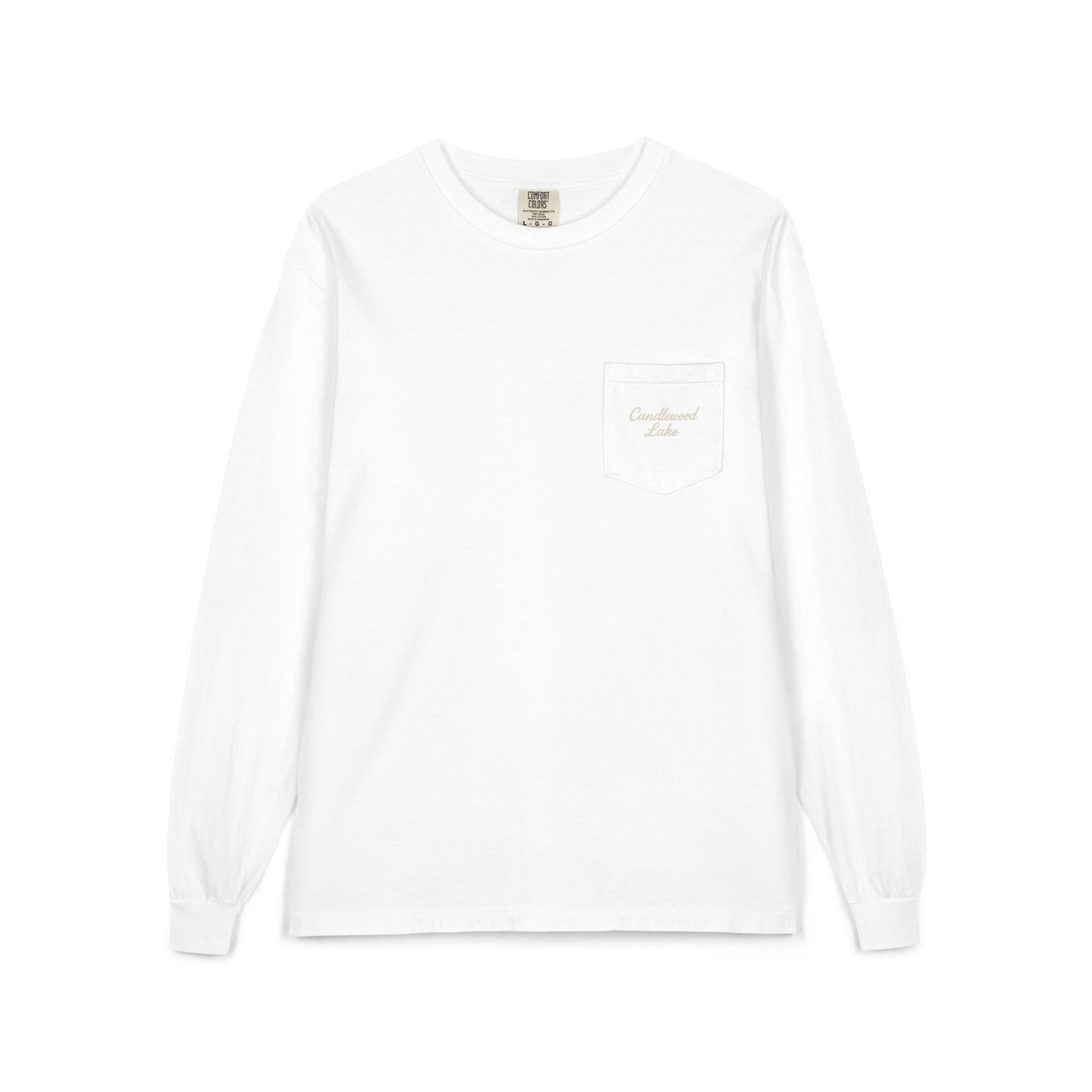 Meet Me at the Lake Long Sleeve Pocket Tee