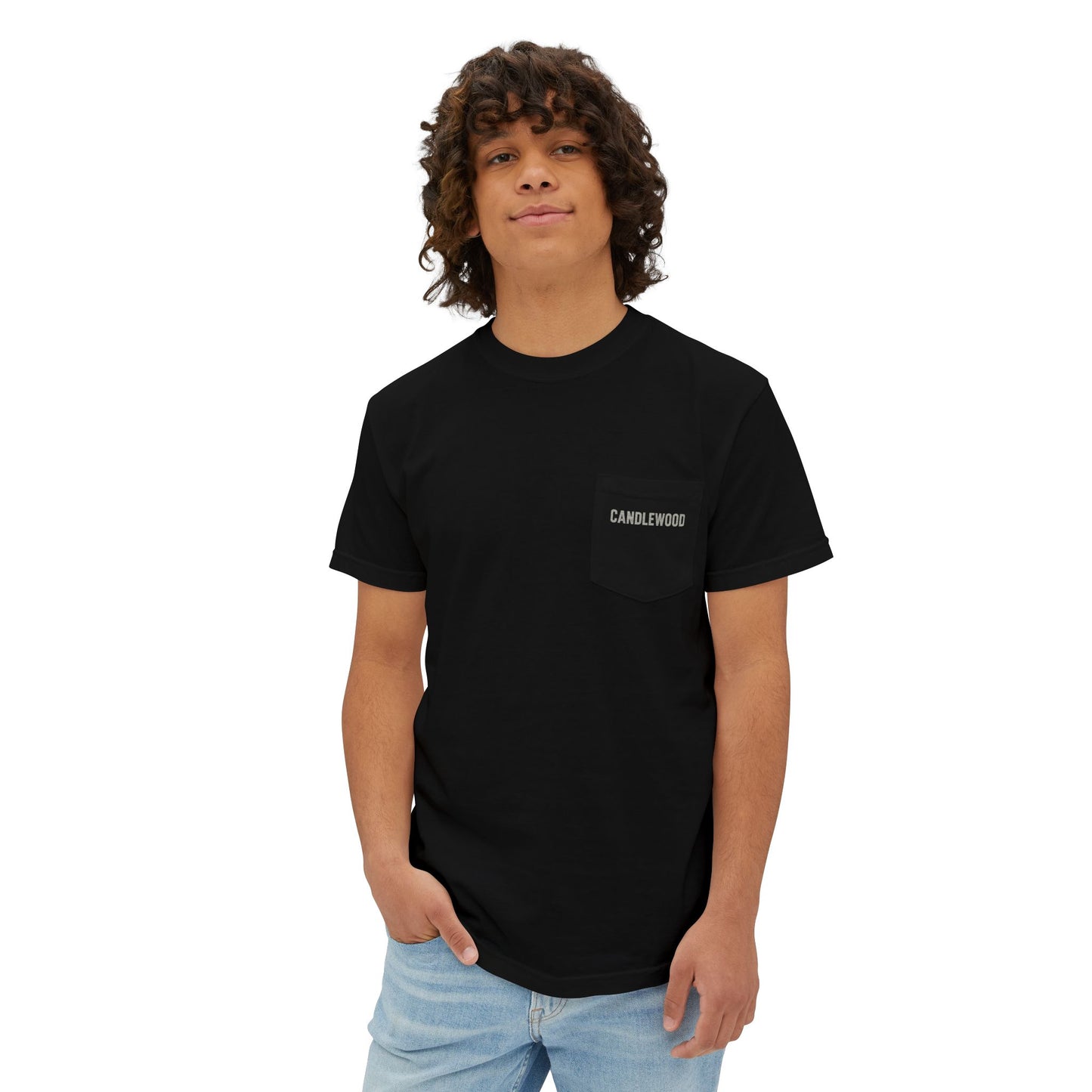 Lake Pocket T-Shirt — "Meet Me at the Lake" Vintage Boat Tee