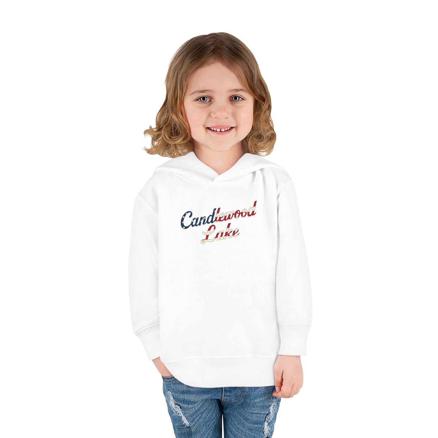 Candlewood Lake Toddler  USA Pullover Hoodie