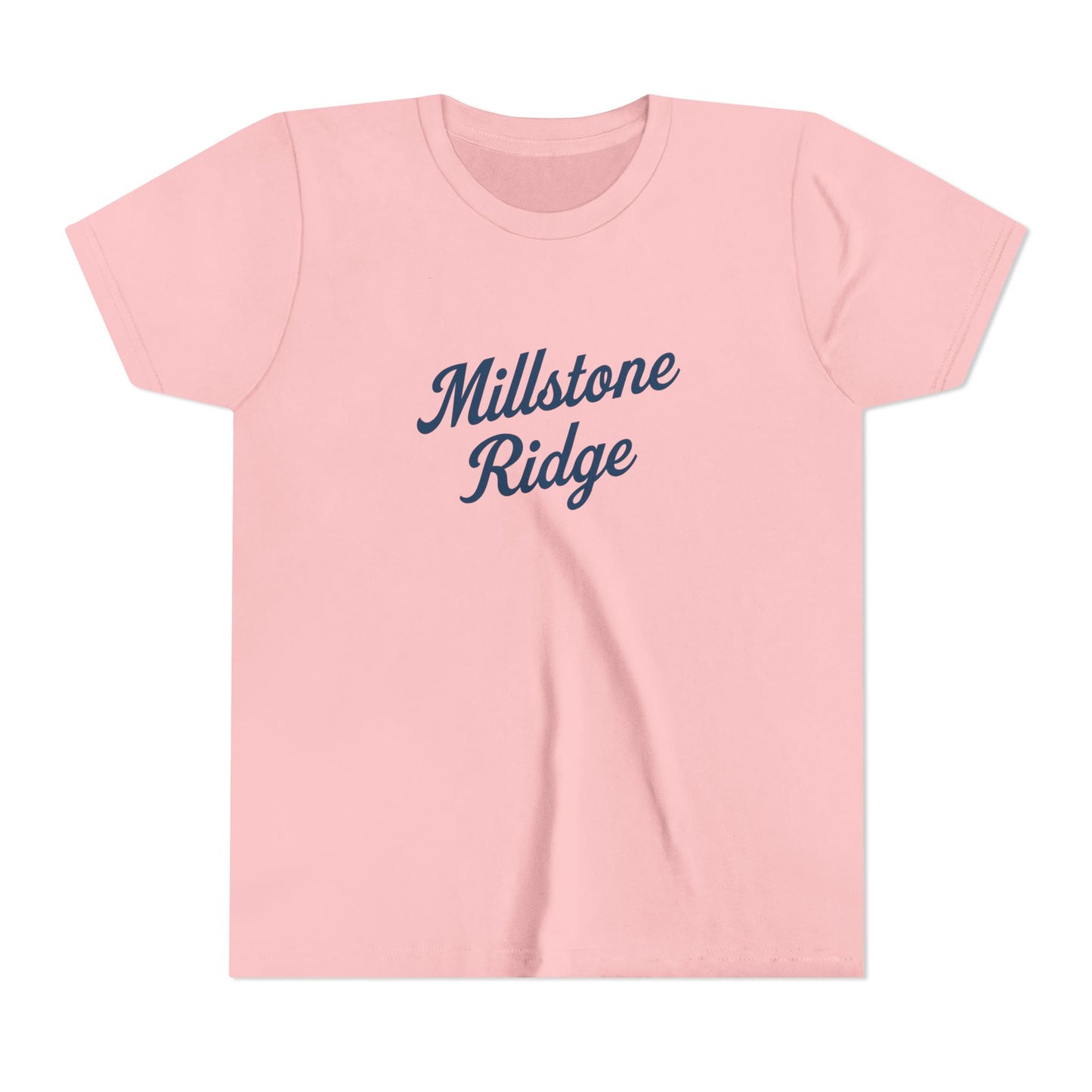 Millstone Ridge Youth Tee, Casual Youth T-Shirt, Gift for Kids, Summer Outfit, Birthday Present, Everyday Wear
