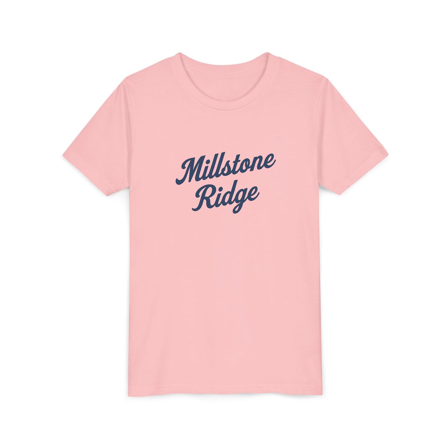 Millstone Ridge Youth Tee, Casual Youth T-Shirt, Gift for Kids, Summer Outfit, Birthday Present, Everyday Wear
