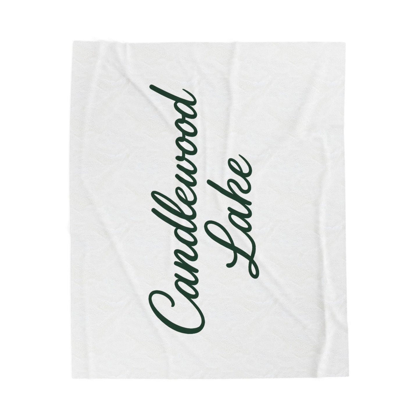 Candlewood Lake Velveteen Plush Blanket