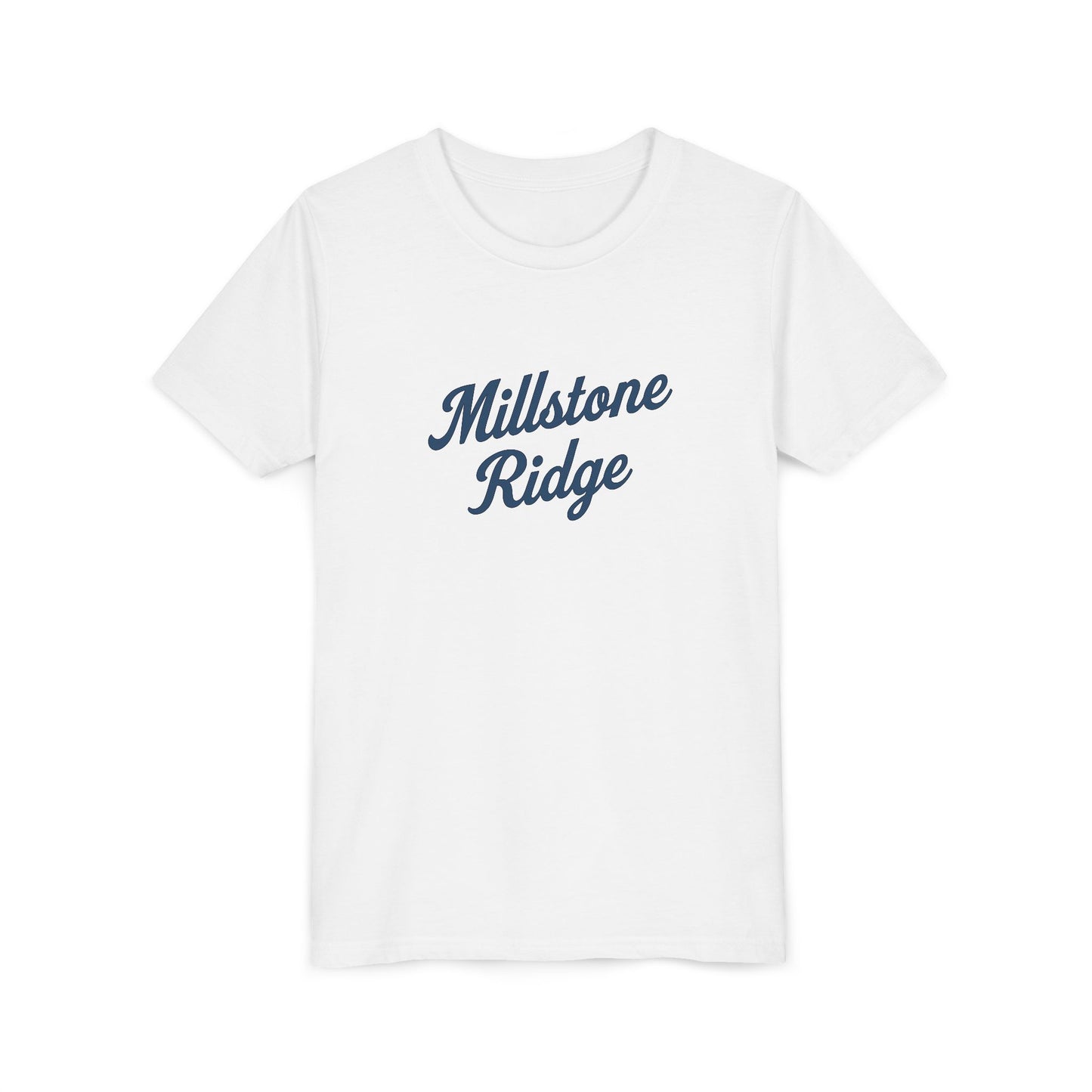Millstone Ridge Youth Tee, Casual Youth T-Shirt, Gift for Kids, Summer Outfit, Birthday Present, Everyday Wear