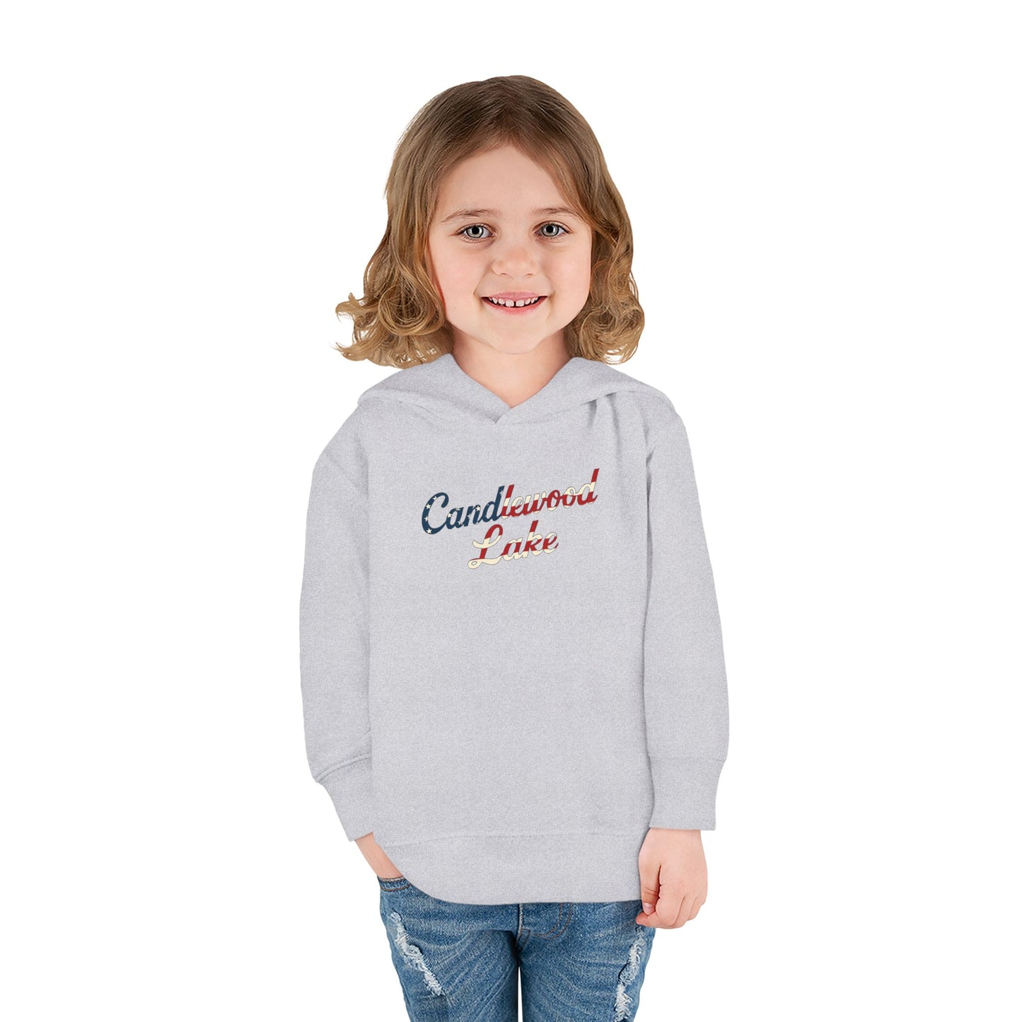 Candlewood Lake Toddler  USA Pullover Hoodie