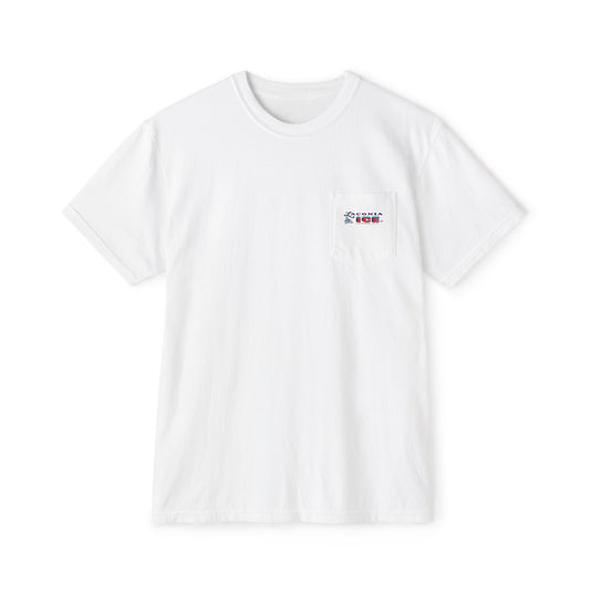 Laconia Ice Company Pocket T‑Shirt — Vintage Nautical Logo Tee