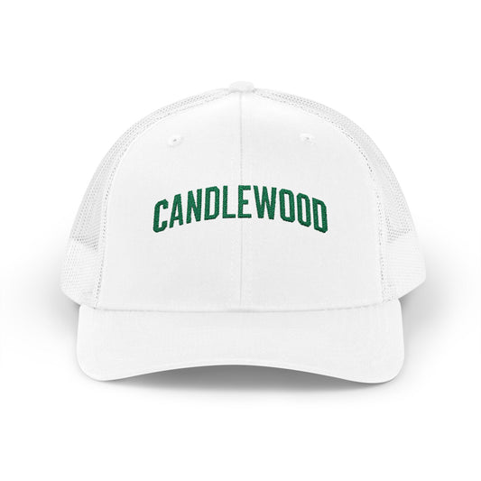 Candlewood Snapback Trucker Cap | Stylish Hat for Outdoor Adventures, Gift for Nature Lovers, Casual Wear, Summer Accessory