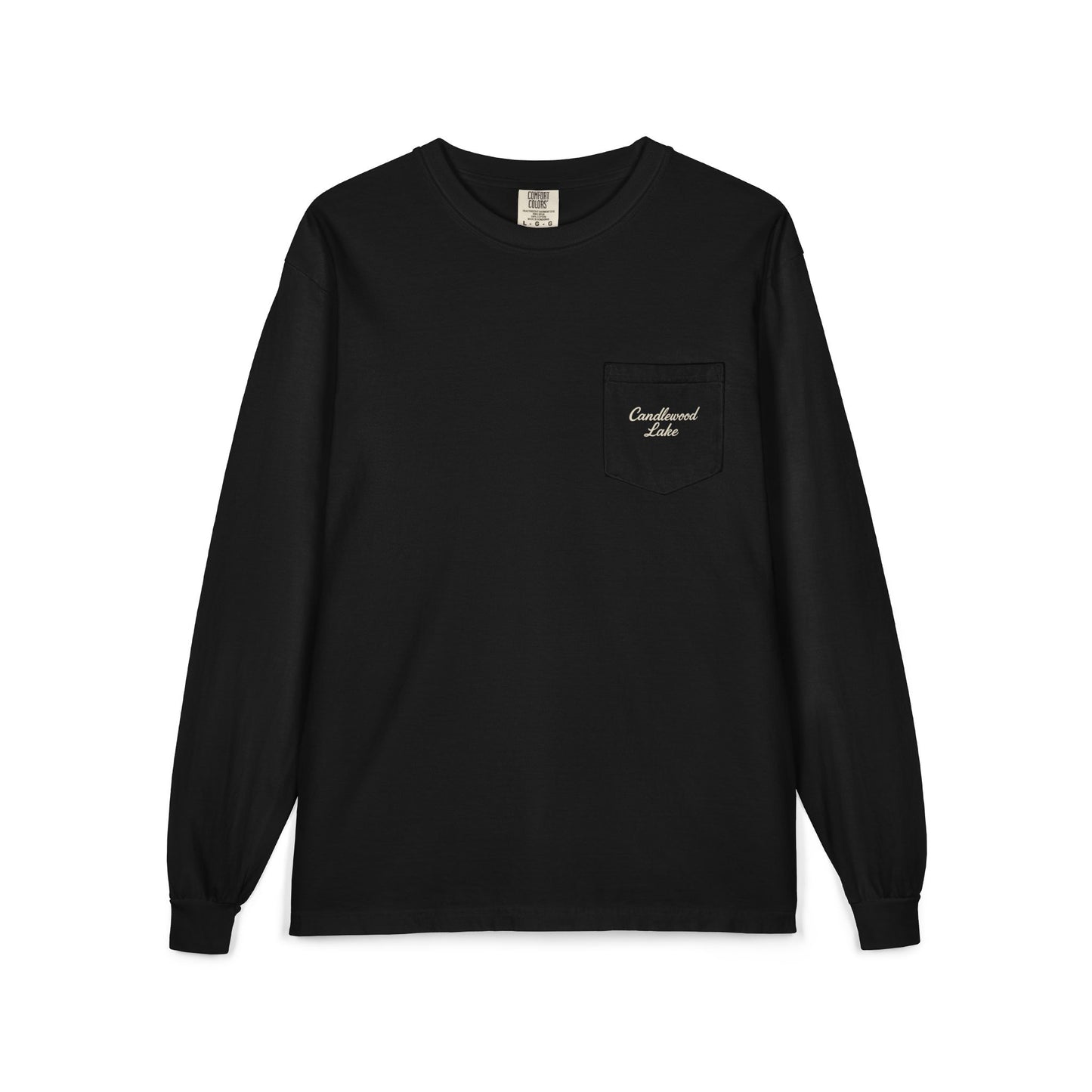 Meet Me at the Lake Long Sleeve Pocket Tee