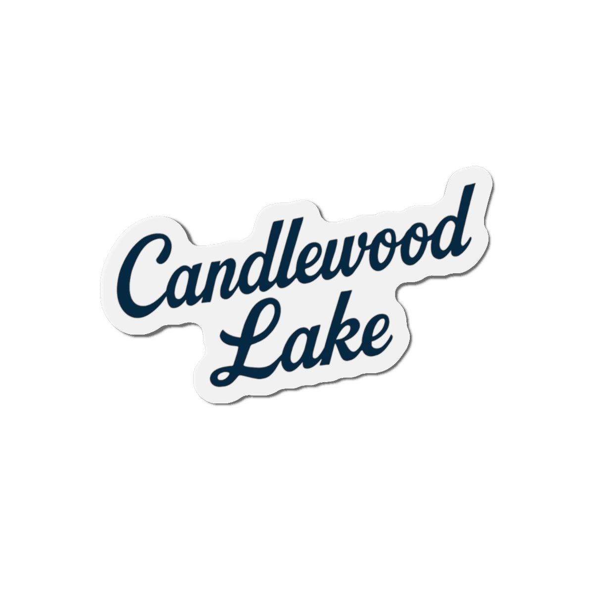 Candlewood Lake Die-Cut Magnets | Home Decor, Gifts for Lake Lovers, Refrigerator Magnets, Souvenirs, Camping Decor